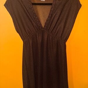 Jordan Taylor Chocolate Knit V-Neck Dress